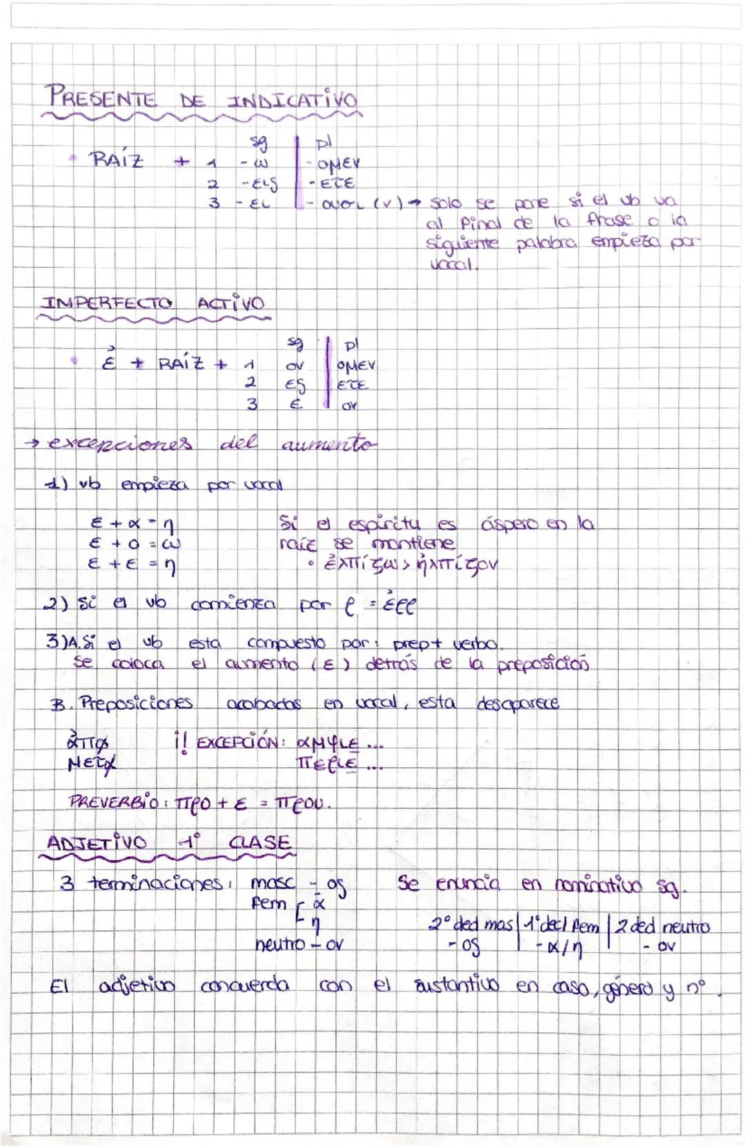 GRIEGO EXAMEN 2
EL ARTICULO no hay para
4 Singular
2.
el vocativo.
→ Plural
MASC
FEM
MASC
FEM
NEUTRO
NEUTRO
¢
N
0
ŋ
Z
αί
tá
A.
τον
την
జర
A

