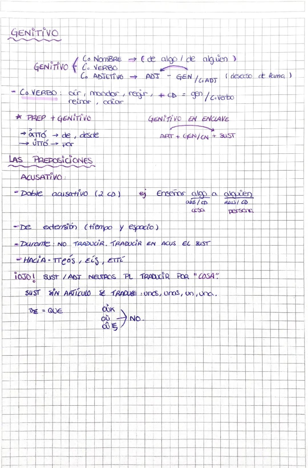 GRIEGO EXAMEN 2
EL ARTICULO no hay para
4 Singular
2.
el vocativo.
→ Plural
MASC
FEM
MASC
FEM
NEUTRO
NEUTRO
¢
N
0
ŋ
Z
αί
tá
A.
τον
την
జర
A

