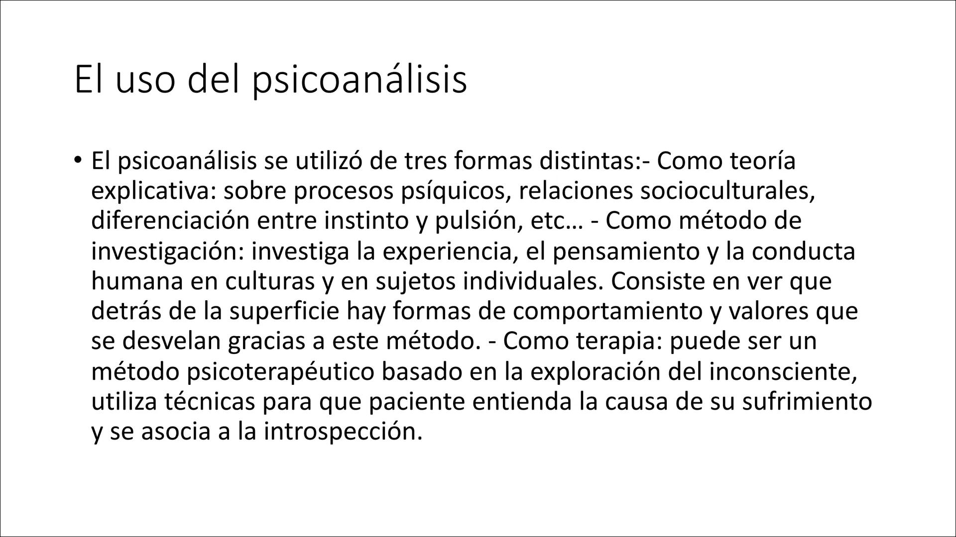 Freud y el psicoanálisis DIEZ
COSAS
-
Índice
El método psicoanalítico
- Biografía de Sigmund Freud.
- Origen
El psicoanálisis y sus objetivo
