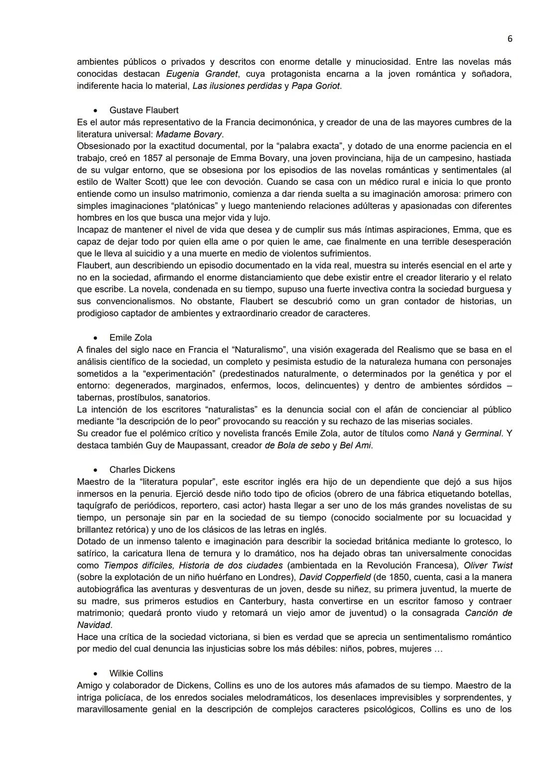BLOQUE 6. LA SEGUNDA MITAD DEL SIGLO XIX.
De la narrativa romántica al Realismo en Europa
1. Introducción
1
El Romanticismo es un movimiento