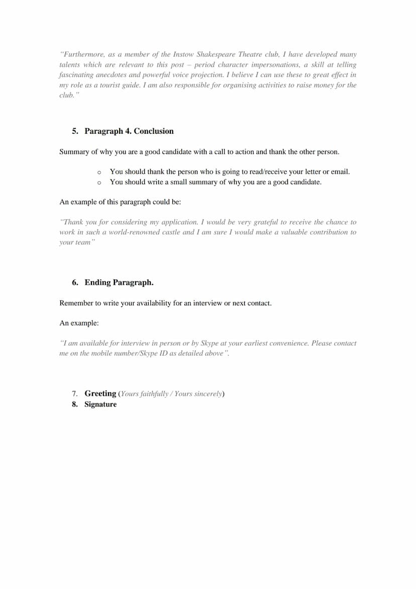 HOW TO WRITE A FORMAL LETTER?
In the FCE Cambridge writing exam. The second part of Writing you must choose to write about
3 of the followin
