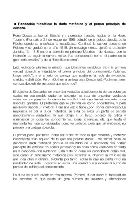 Know Redacción Filosófica “La duda metódica y el primer principio de certeza” thumbnail
