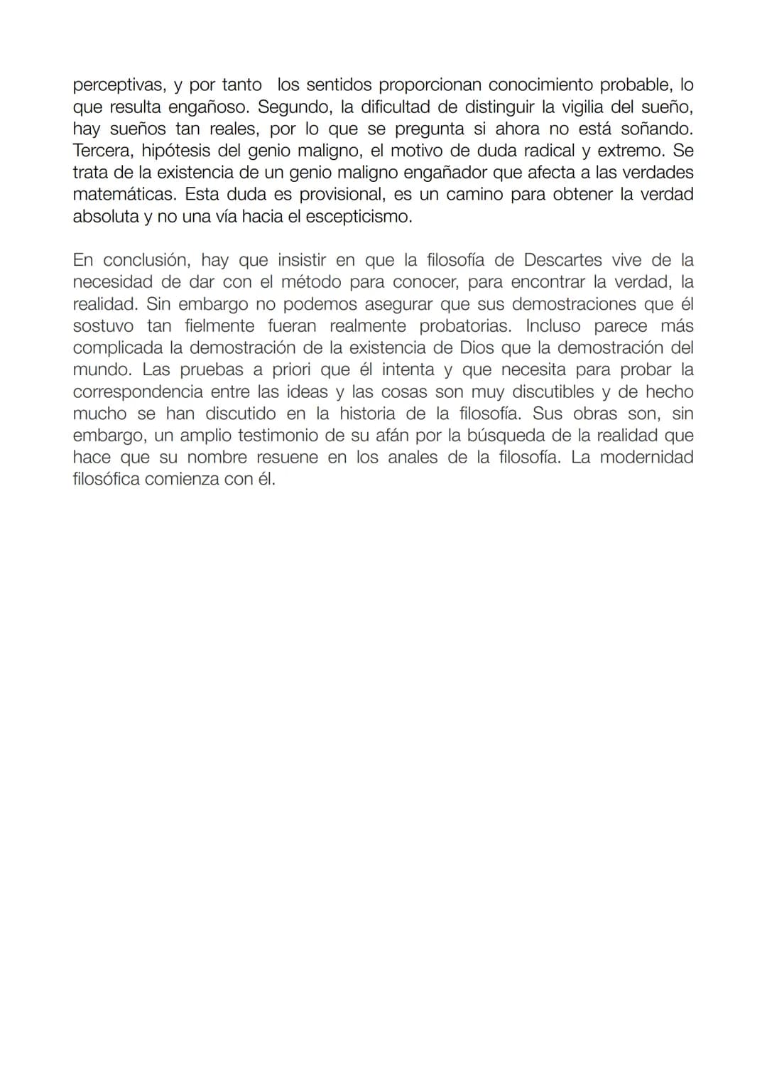 Redacción filosófica: la duda metódica y el primer principio de
certeza.
René Descartes fue un filósofo y matemático francés, nacido en la H