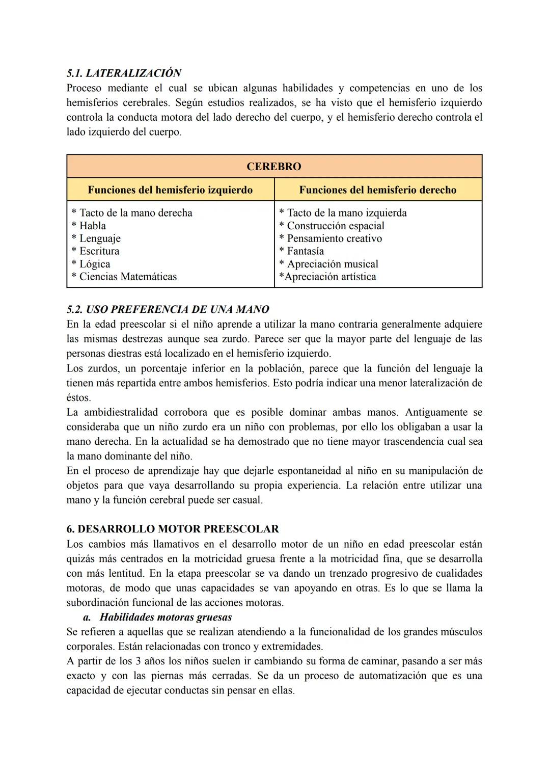 TEMA 3.bis - DESARROLLO COGNITIVO EN LA INFANCIA
1. ETAPAS DEL DESARROLLO SENSORIOMOTOR
ESQUEMA DE LAS 6 ETAPAS DEL DESARROLLO SENSORIOMOTOR