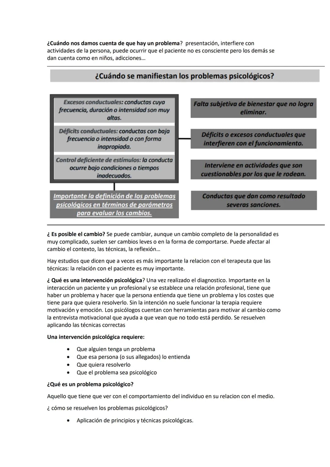 TÉCNICAS DE INTERVENCIÓN PSICOLÓGICA
Temas 1 y 2: La intervención psicológica: conceptos,
deontología y evolución histórica.
Antes de decir 