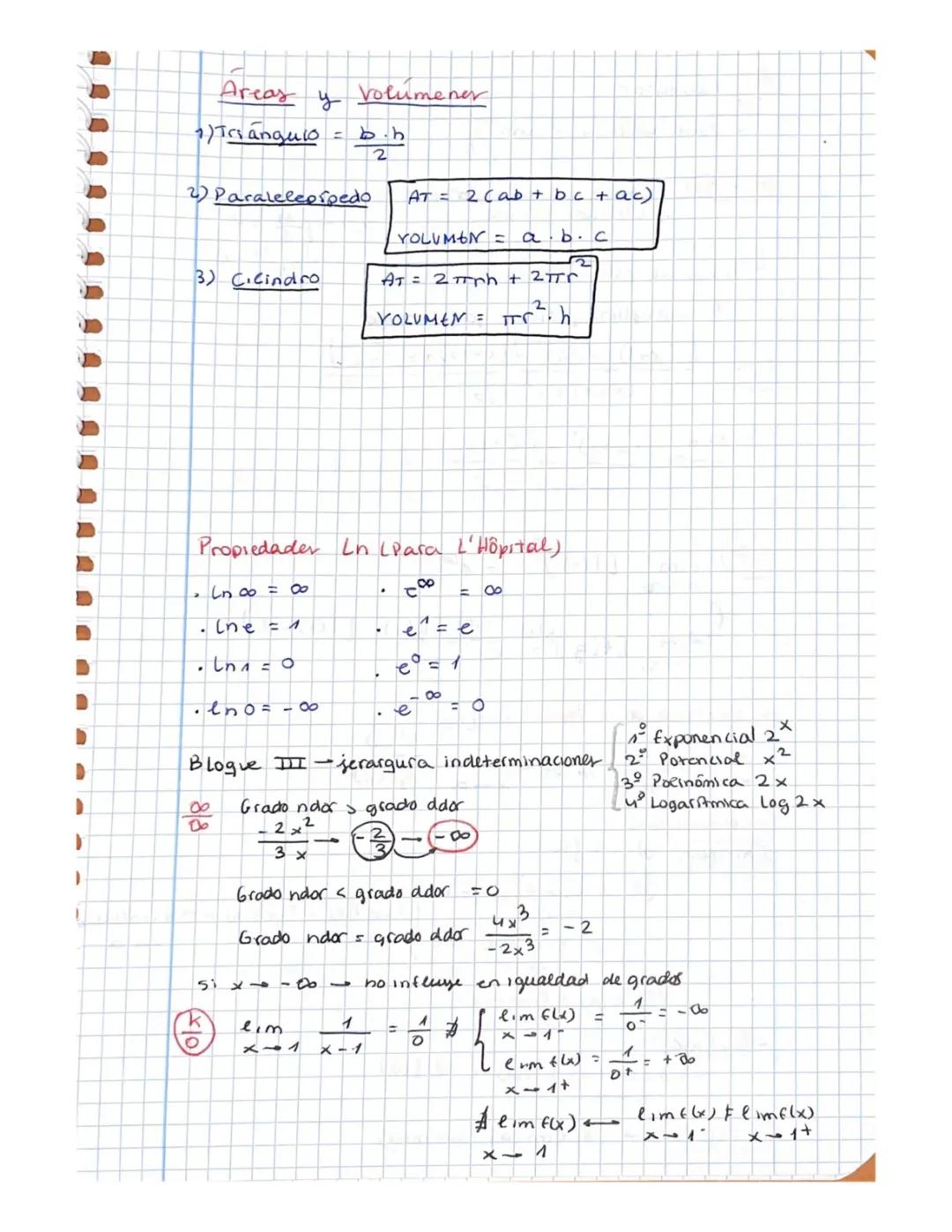 Resumen del tercer bloque de matemáticas II