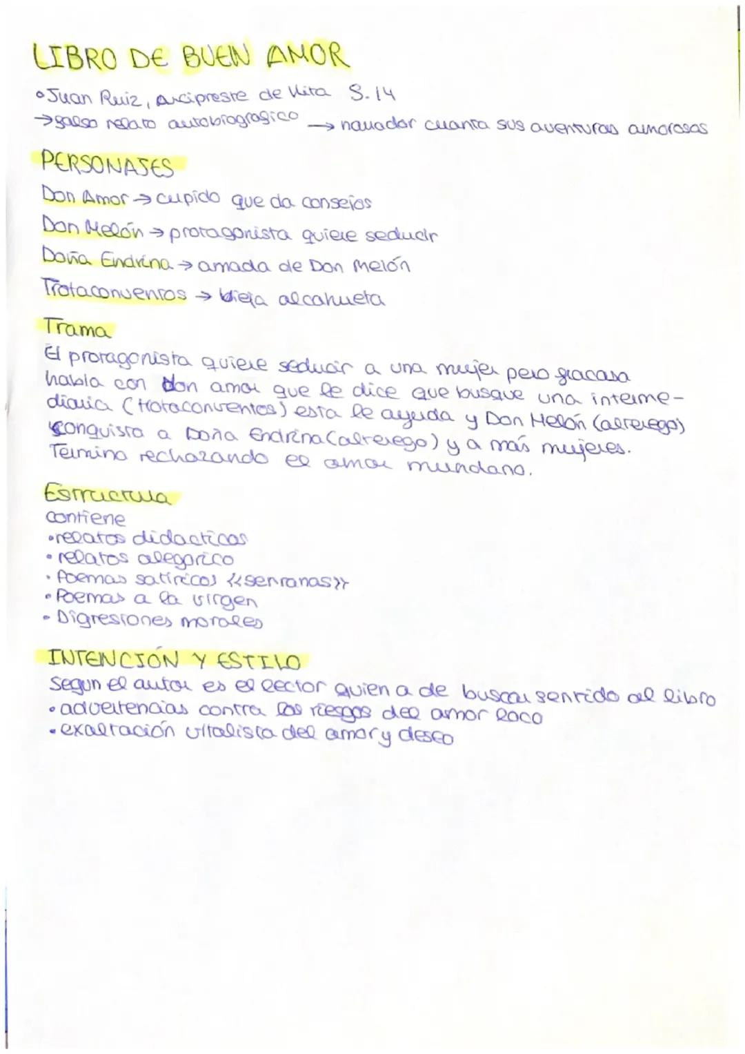 Análisis del 'Libro de Buen Amor' de Juan Ruiz