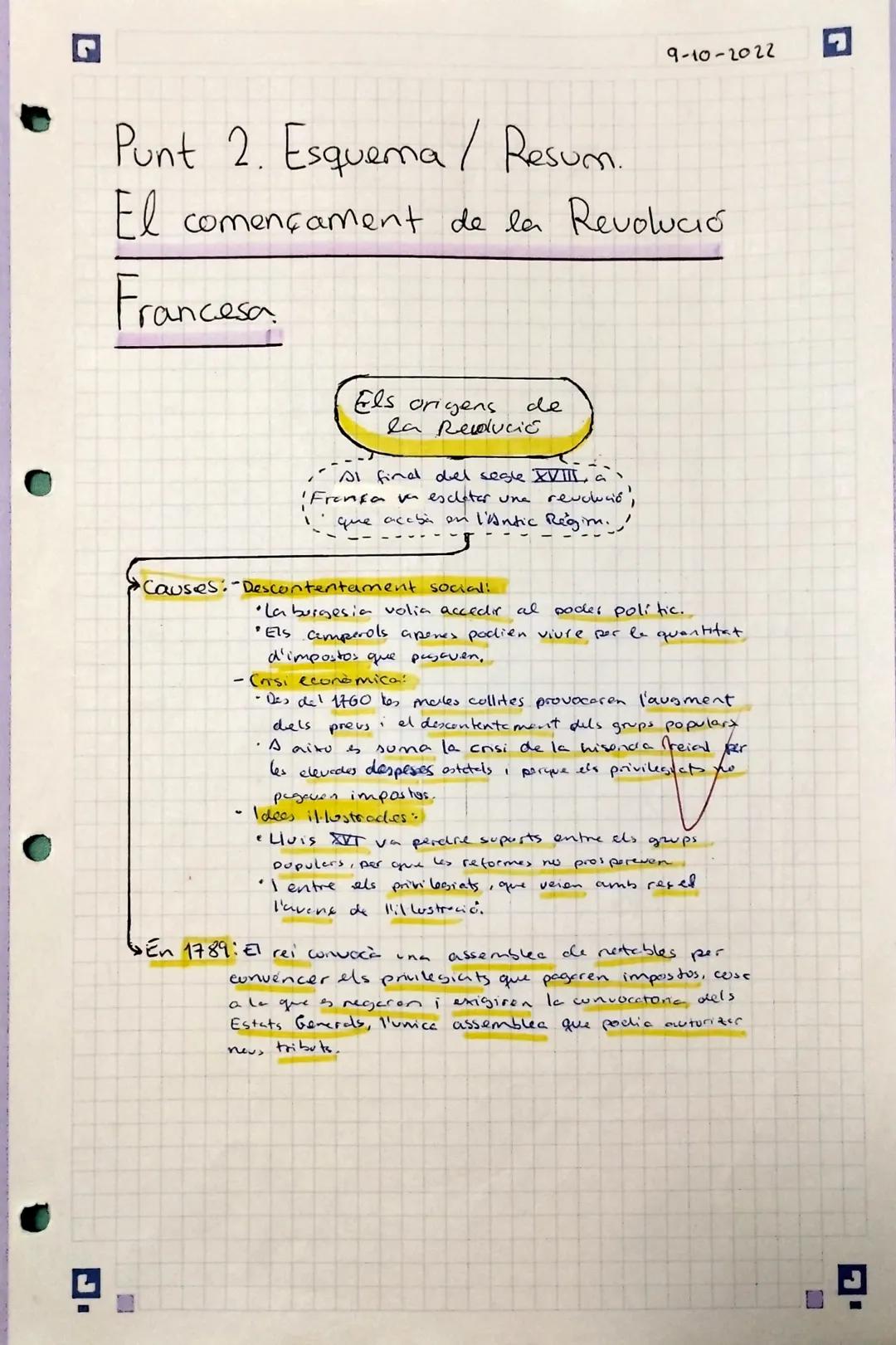 G
погоду
D/Dhonner
0
Gener
D
770
historia
Temes:
1) le
исп
Le crisi de
L'Ant Regim
Revolucions
на
fibeads i
reconelismes
220
10
Ane Comes Be