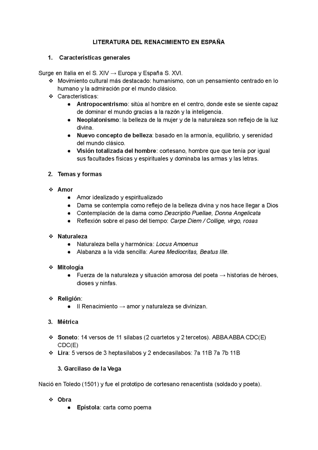Literatura del Renacimiento en España