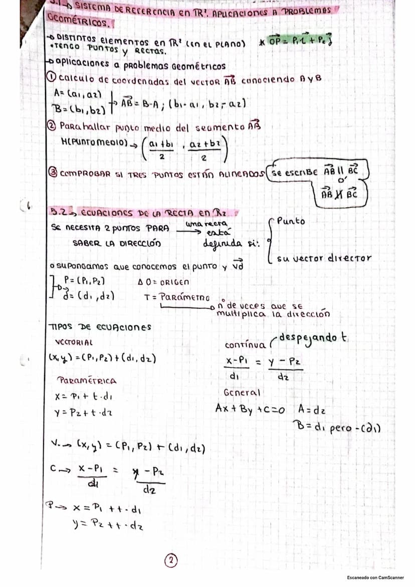 &amen matemáticas
GeomeTRÍA PLANA
VECTORES están definidos POR: módulo : distancia del oricen al extremo
A Dos Vectores son EQUIPOLENTES DIR