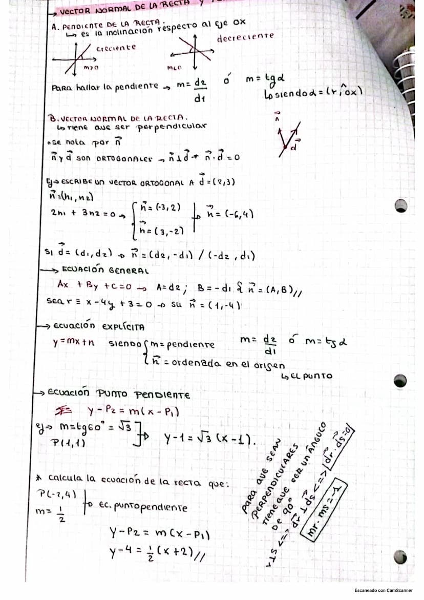 &amen matemáticas
GeomeTRÍA PLANA
VECTORES están definidos POR: módulo : distancia del oricen al extremo
A Dos Vectores son EQUIPOLENTES DIR
