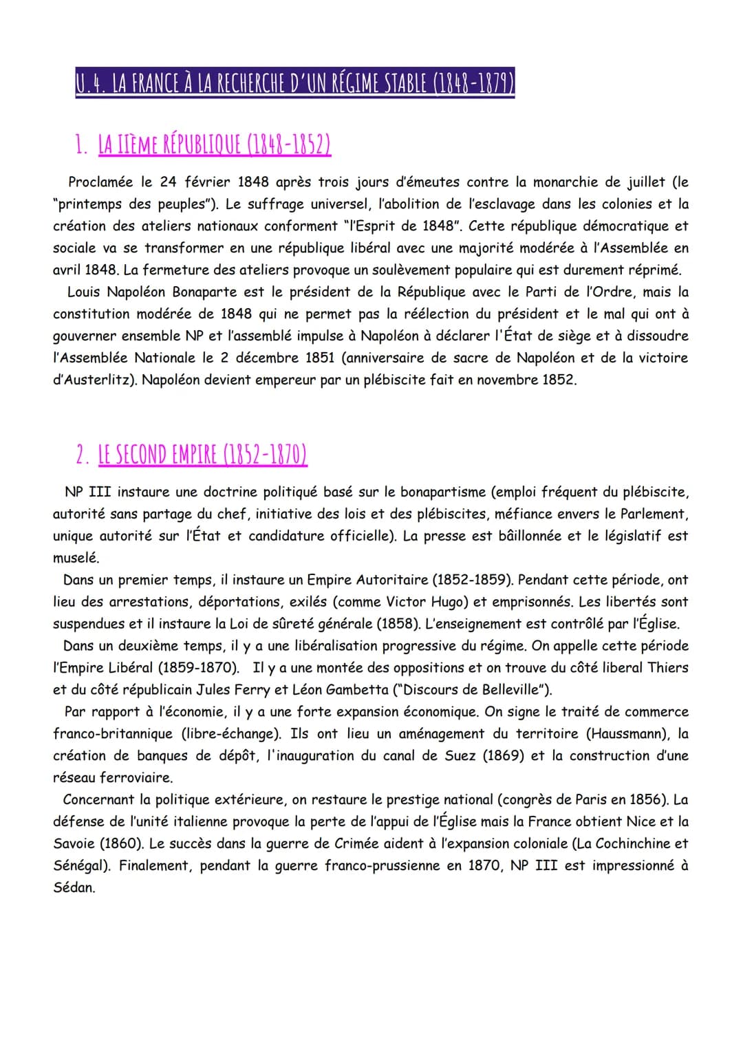 HEF BACHIBAC
U.3: LA DIFFICILE MARCHE VERS LE LIBÉRALISME ET LES TRANSFORMATIONS
ÉCONOMIQUES DE L'ESPAGNE AU XIX SIÈCLE
1. LA DISPARITION DE