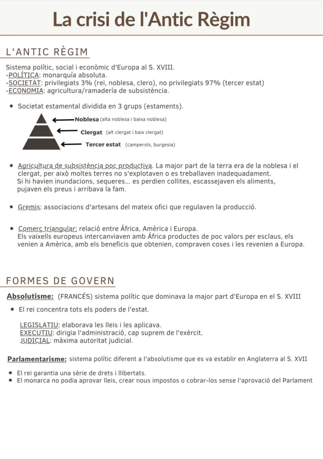 La crisi de l’antic regim 