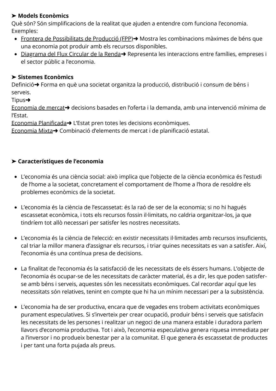 TEMA 1 - L'Economia com a Ciència Social

➤ Què és l'economia?
L'economia és una ciència social que estudia com les societats administren re