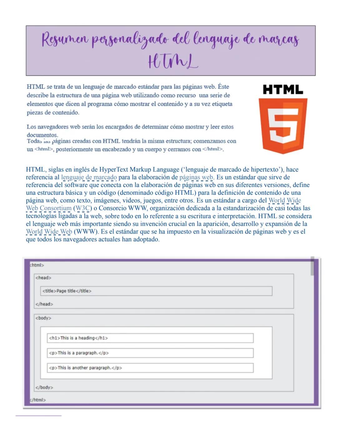 Introducción al Lenguaje HTML
