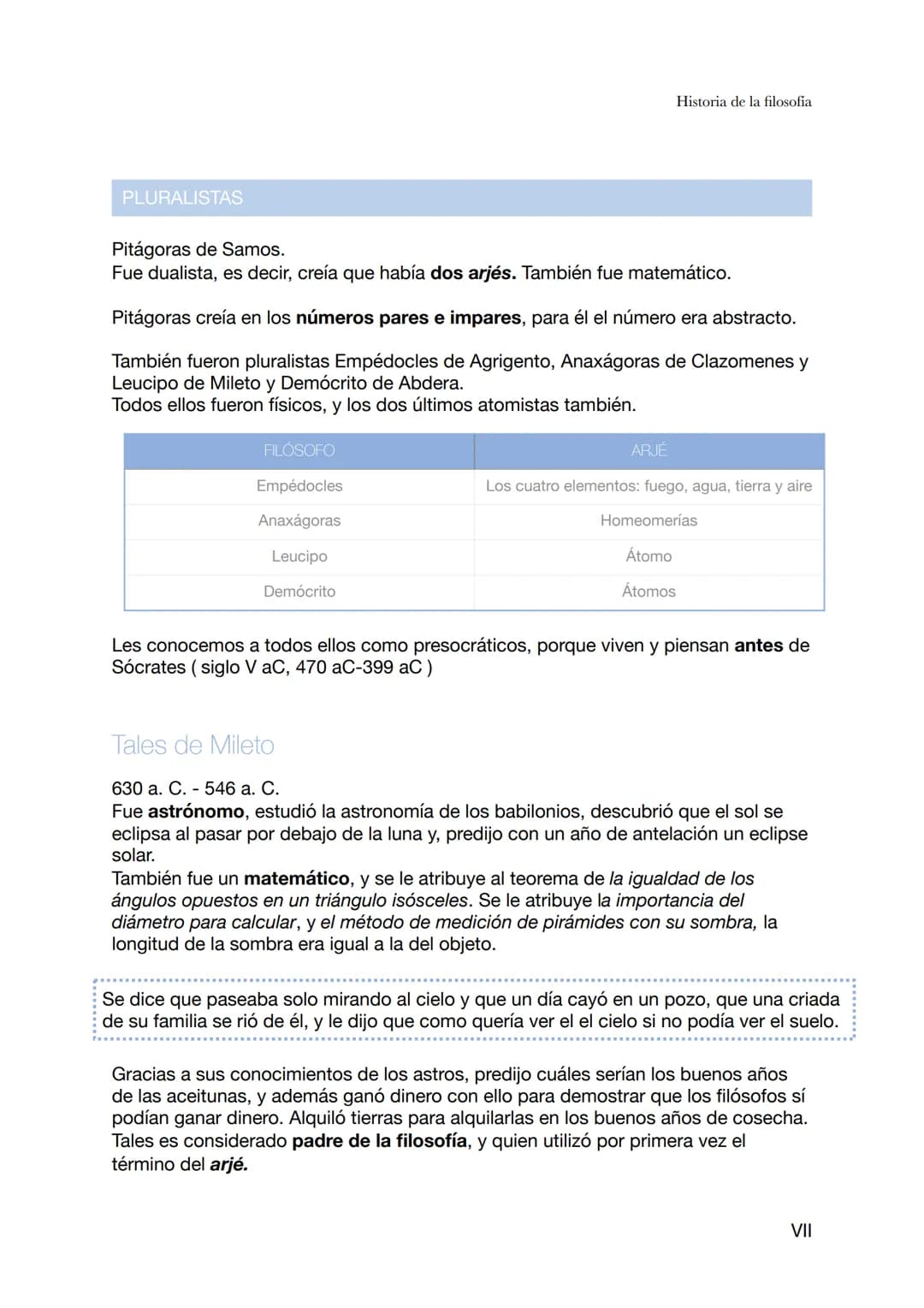 
<h2 id="historiadelafilosofaantigua">Historia de la filosofía antigua</h2>
<h3 id="nacimientodelafilosofa">Nacimiento de la filosofía</h3>
