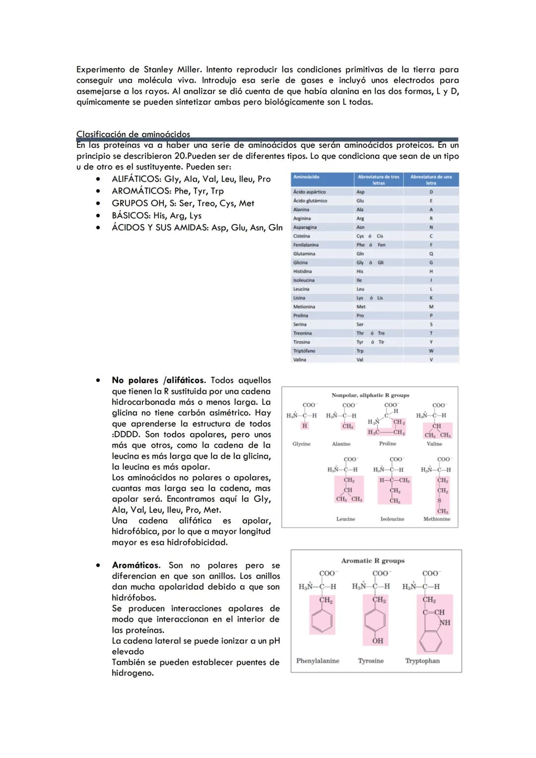 TEMA 2. AMINOÁCIDOS
Índice
1. Importancia de las proteínas
Estructura de los aminoácidos
2.
3. Propiedades de los aminoácidos
Las proteínas 