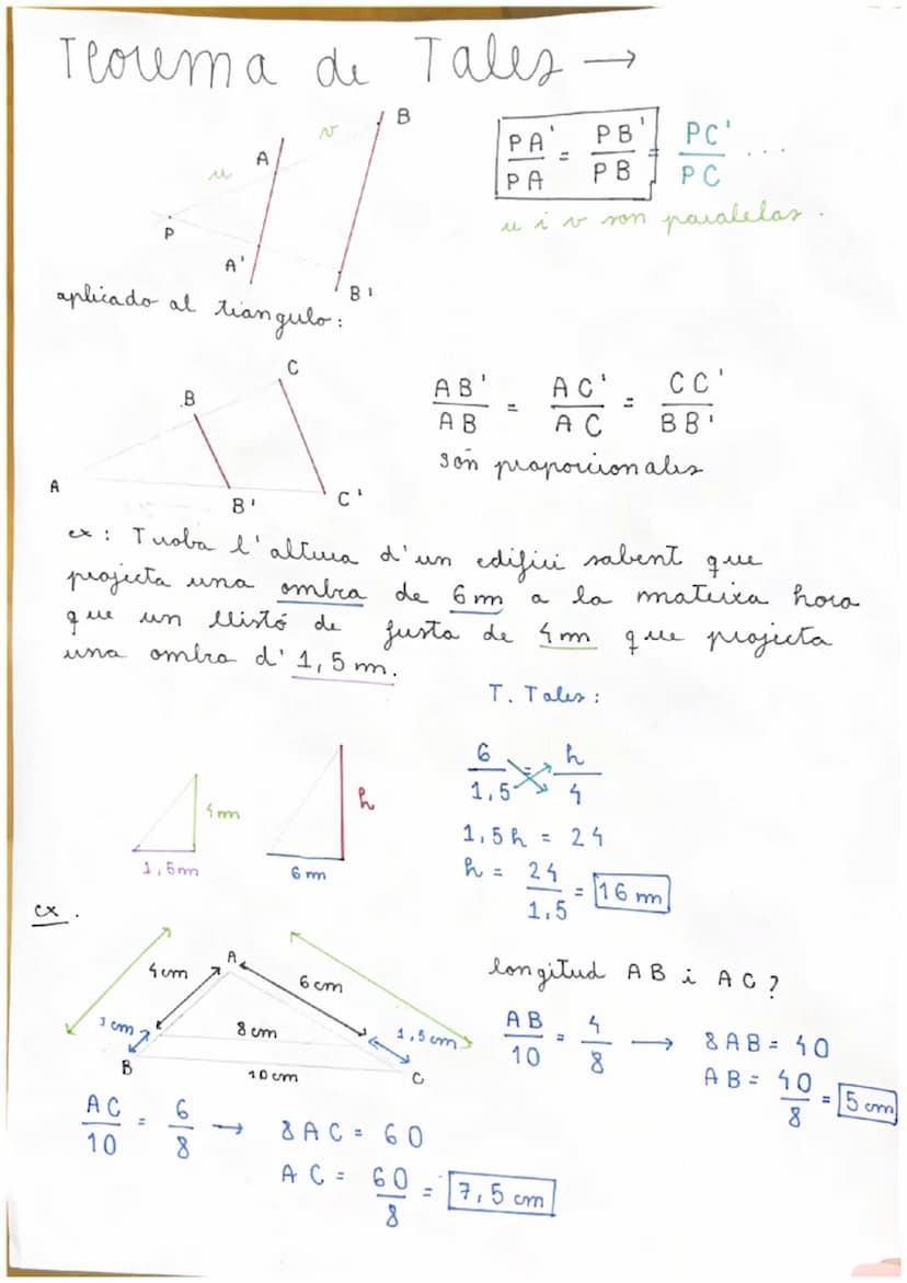 Teorema de Pilagous
Triangle rectangle
oposat
costat
ex.
ex 2.
A
d
@
hipotenusa
costat
adjacent
6
h
16cm
6cm
90°
B
12 cm
0²
as
a =
-
Si
a=
6