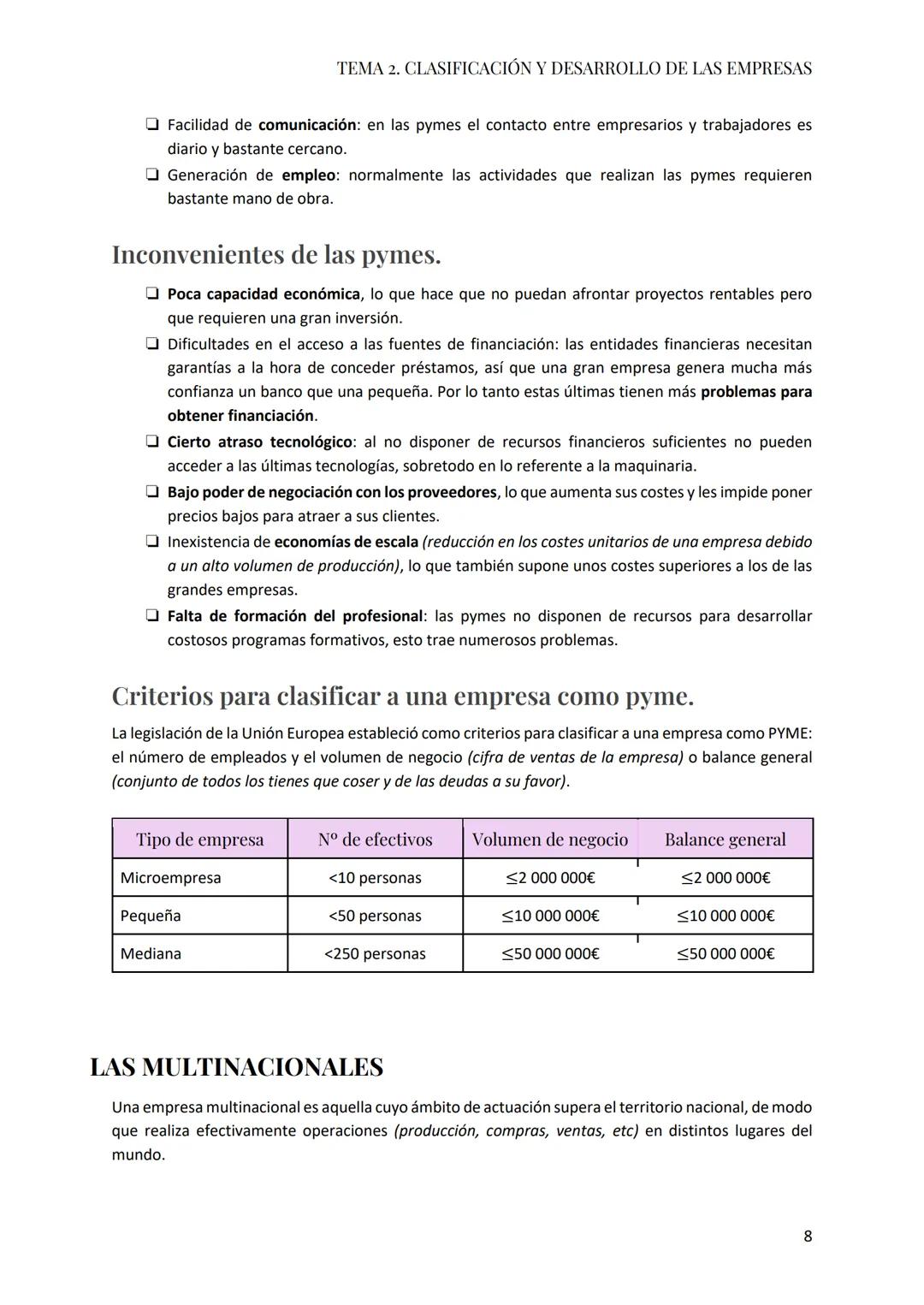 # TEMA 2

CLASIFICACIÓN Y DESARROLLO DE LAS
EMPRESAS TEMA 2. CLASIFICACIÓN Y DESARROLLO DE LAS EMPRESAS

FORMAS JURÍDICAS DE LAS EMPRESAS
2
