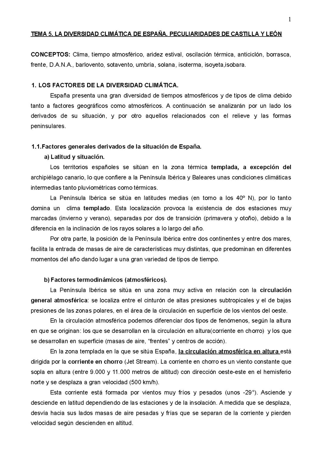 La Diversidad Climática en España y Detalles de Castilla y León