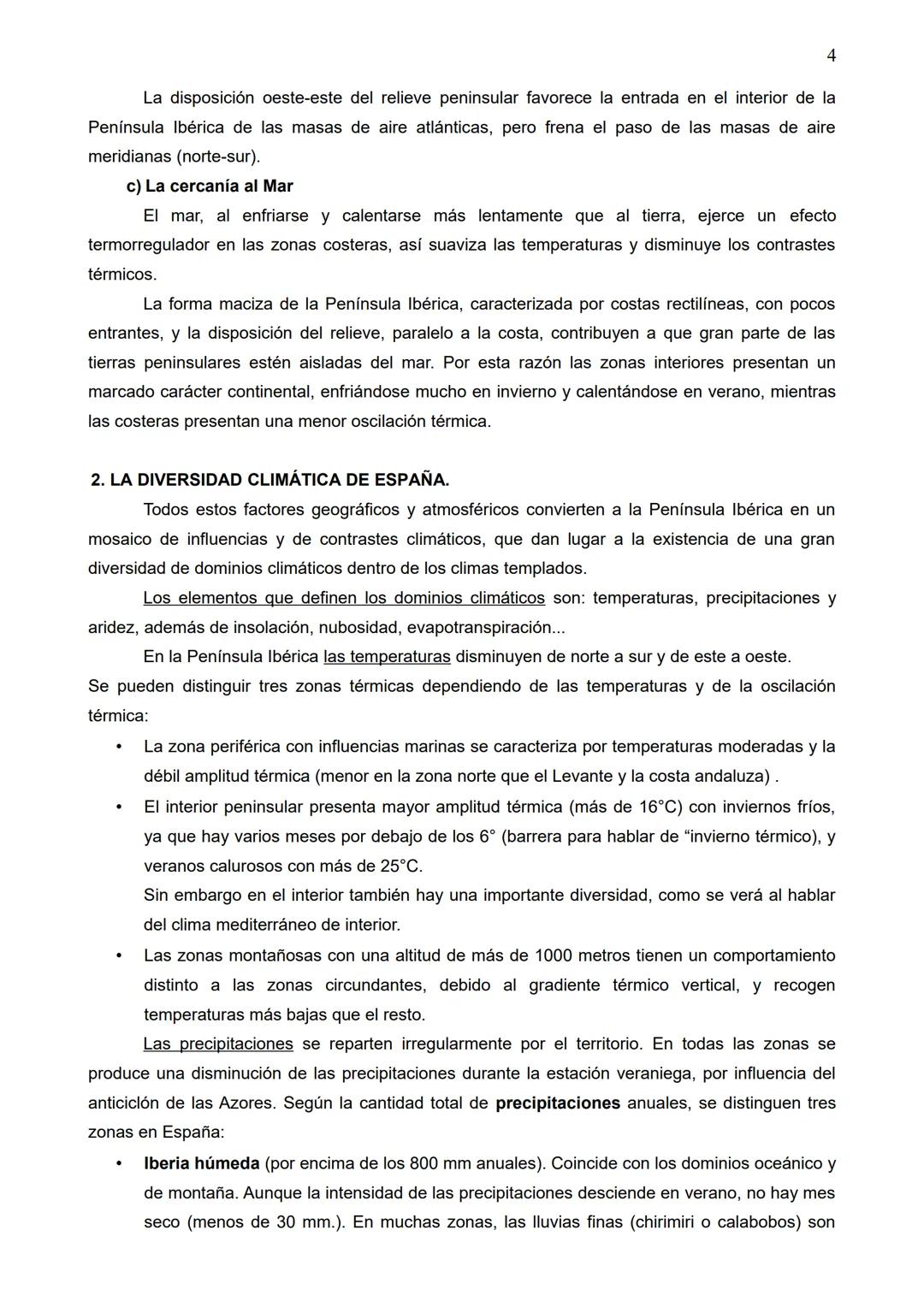 TEMA 5. LA DIVERSIDAD CLIMÁTICA DE ESPAÑA. PECULIARIDADES DE CASTILLA Y LEÓN
1
CONCEPTOS: Clima, tiempo atmosférico, aridez estival, oscilac