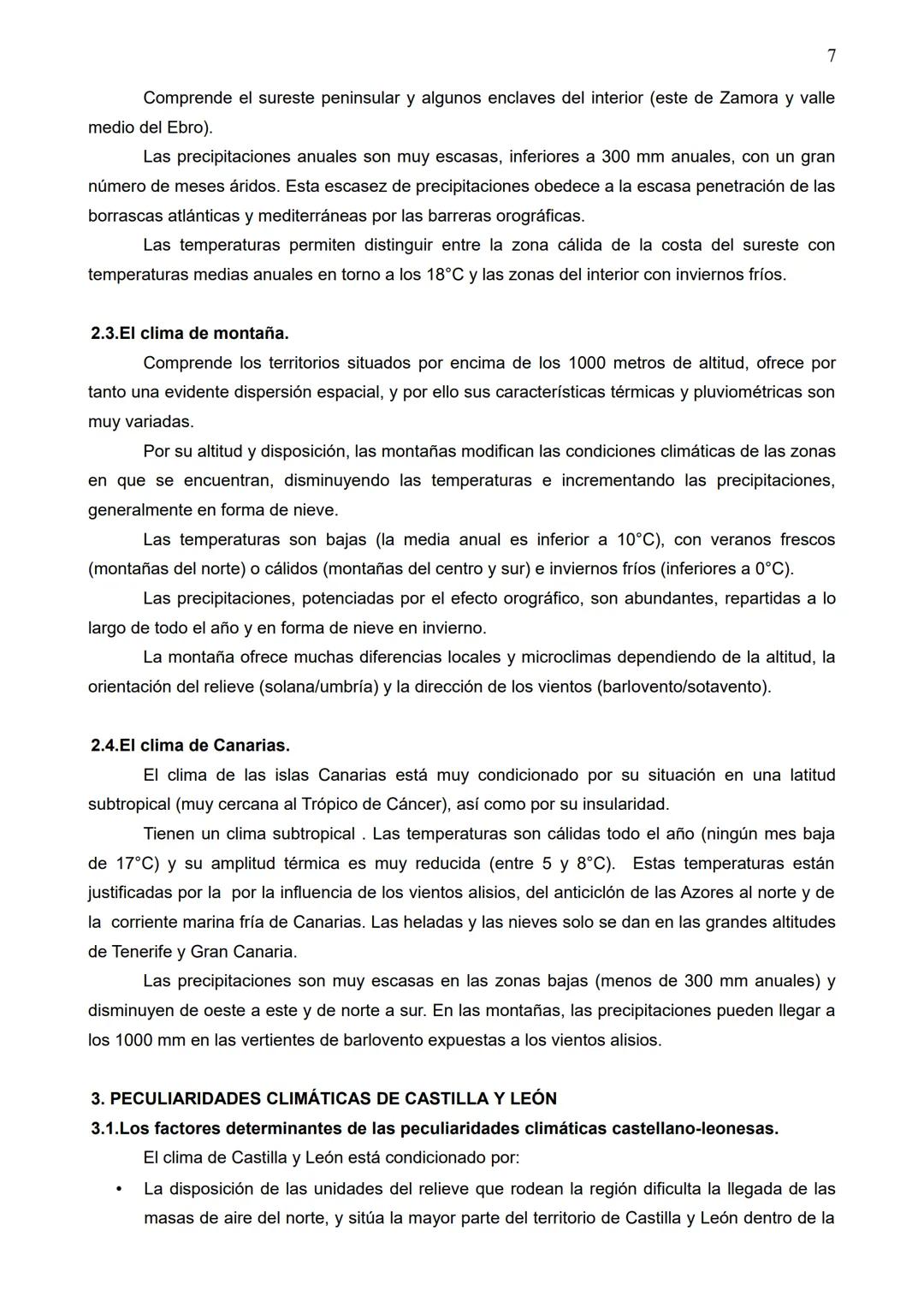 TEMA 5. LA DIVERSIDAD CLIMÁTICA DE ESPAÑA. PECULIARIDADES DE CASTILLA Y LEÓN
1
CONCEPTOS: Clima, tiempo atmosférico, aridez estival, oscilac
