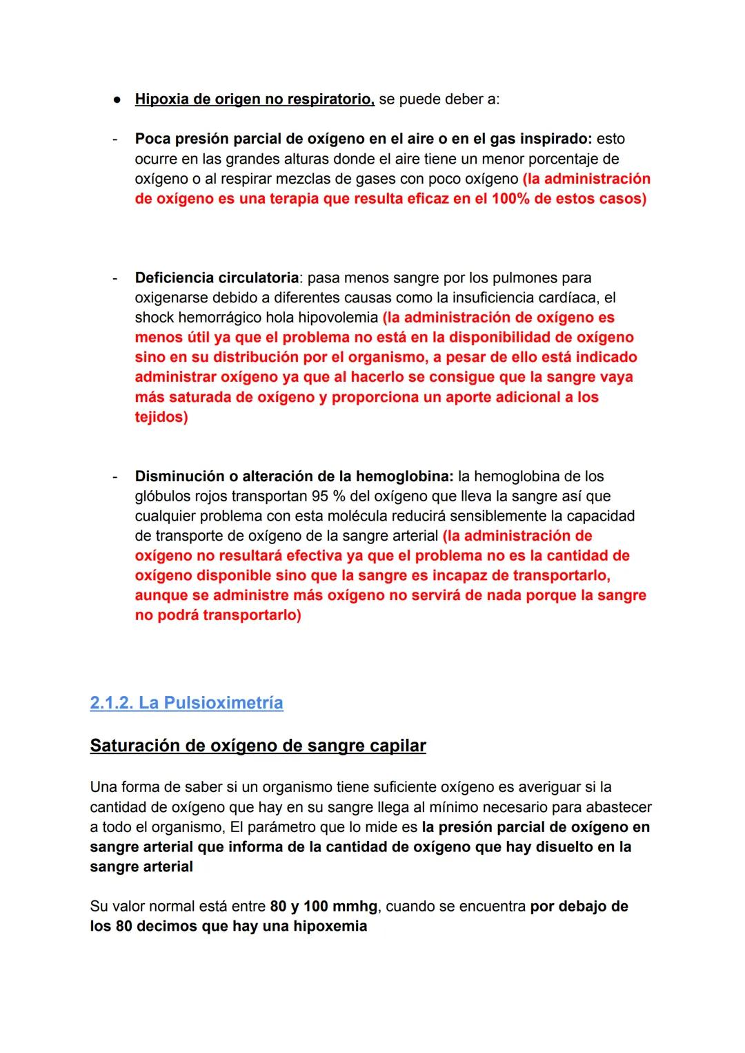 TEMA 2. ADMINISTRACION DE OXIGENO
2.1. LA OXIGENOTERAPIA
La oxigenoterapia es un tratamiento que consiste en la administración de oxígeno
a 