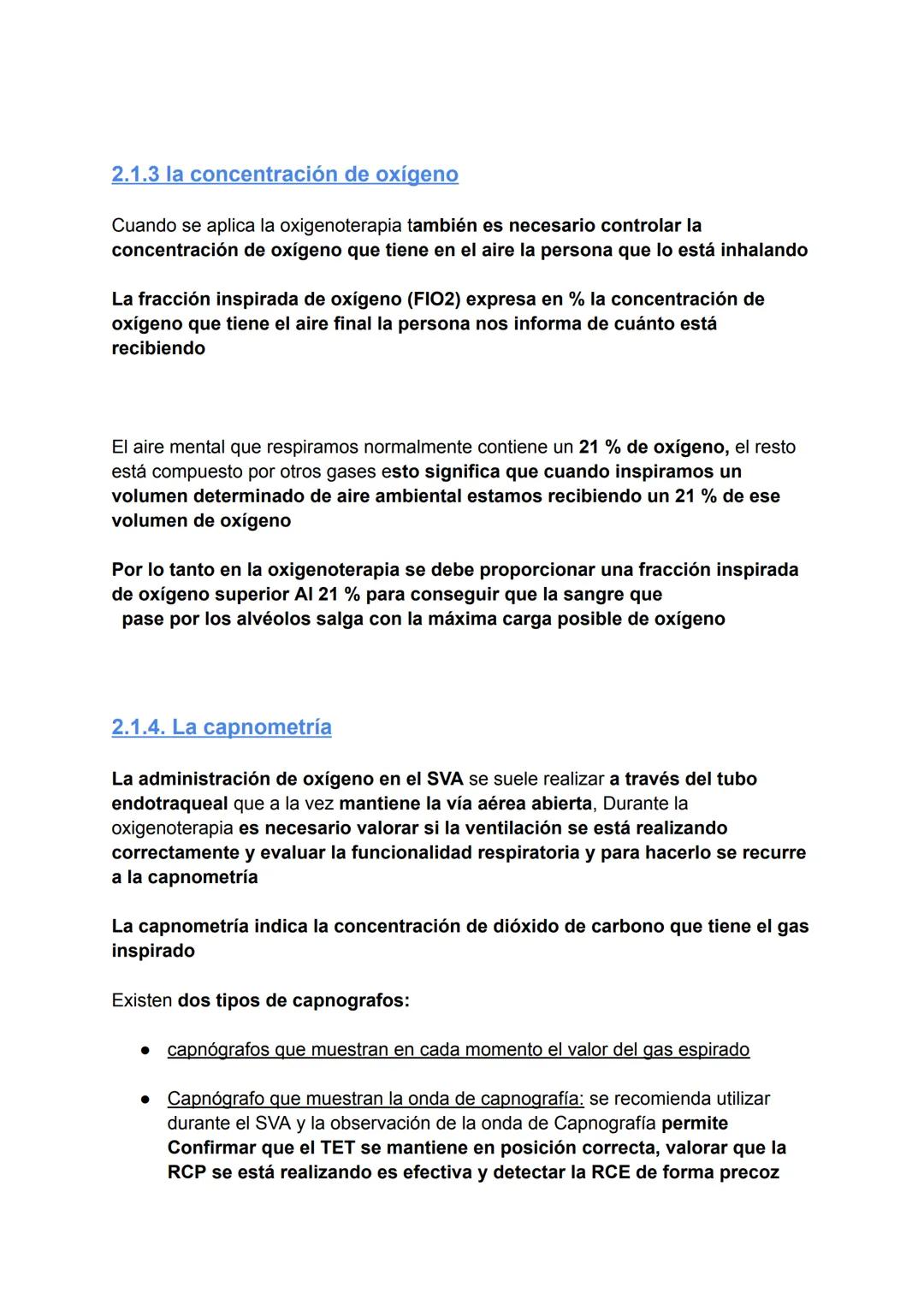 TEMA 2. ADMINISTRACION DE OXIGENO
2.1. LA OXIGENOTERAPIA
La oxigenoterapia es un tratamiento que consiste en la administración de oxígeno
a 