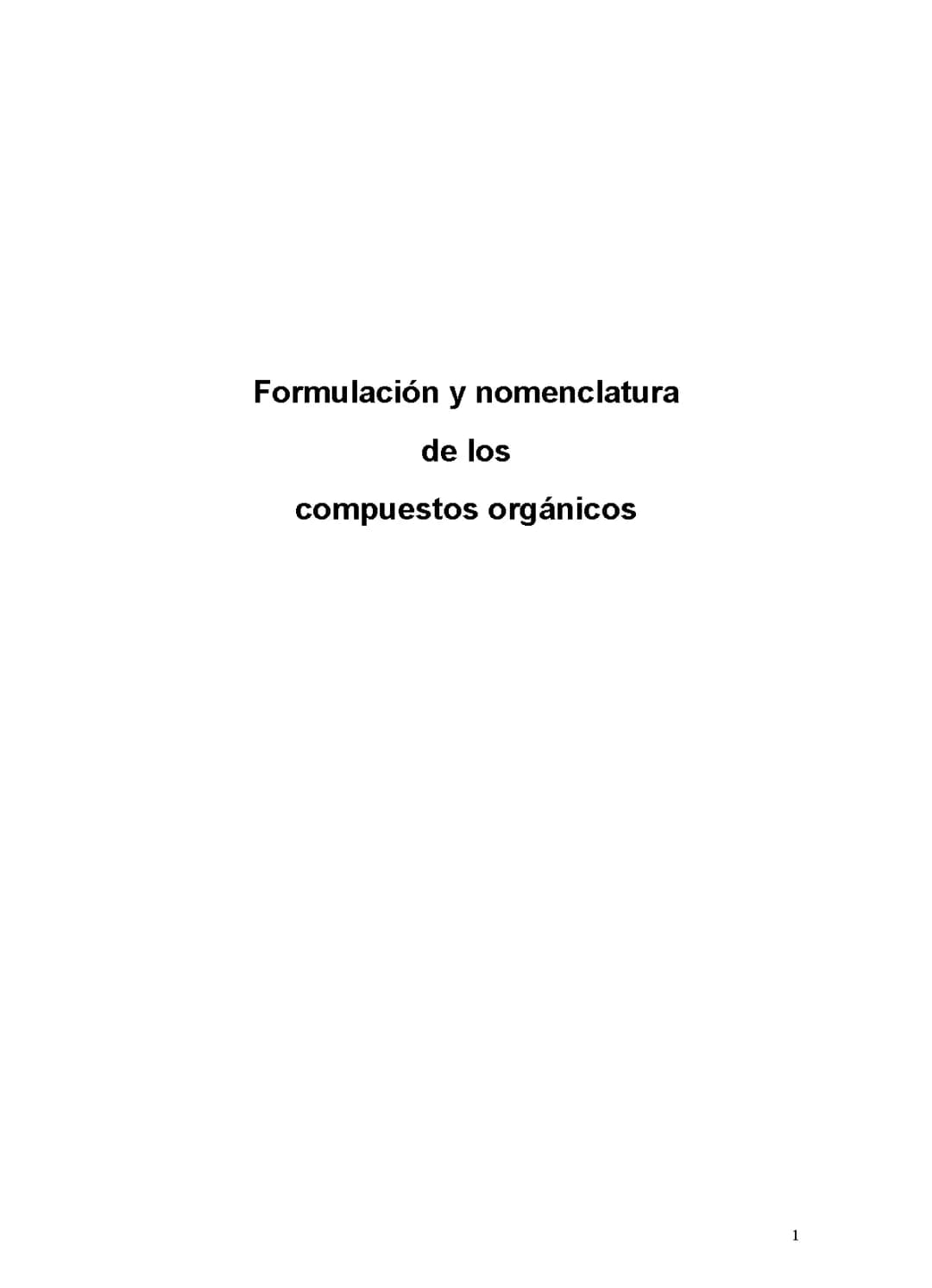 Descubre los Compuestos Orgánicos y su Nomenclatura