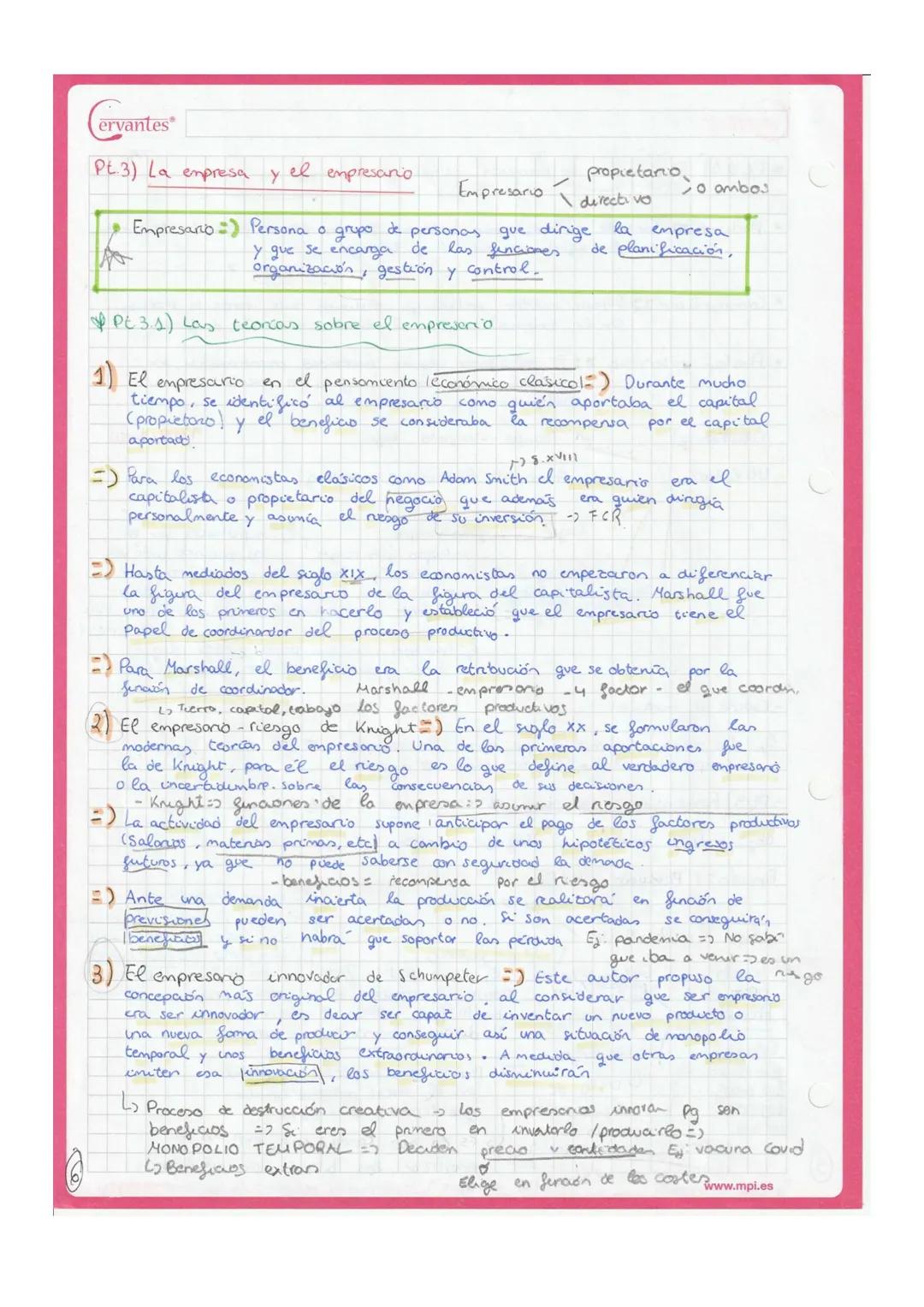 ervantes
Tema 1
• Pt. 1) Actividad económica y empresa"
"
11
2
bieners de producción/
El papel de la empresa en la economías
• Actividad eco