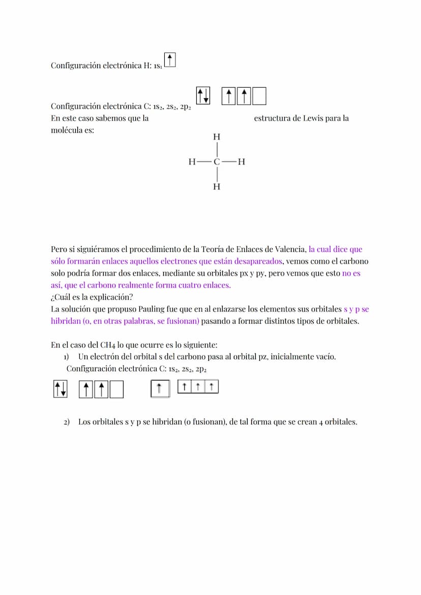 ENLACE COVALENTE
El enlace covalente se produce entre elementos no metálicos (considerando el H un no
metal), es decir, entre elementos con 