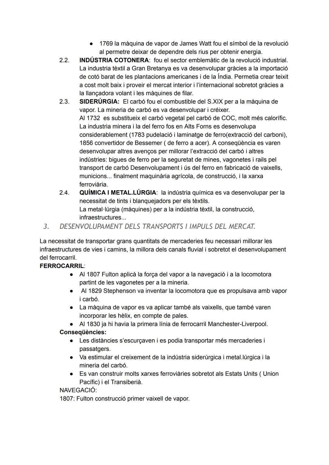 REVOLUCIÓ INDUSTRIAL.
DEFINICIÓ: Transformació radical de l'economia i de la organització social que va tenir lloc
a Gran Bretanya entre 178