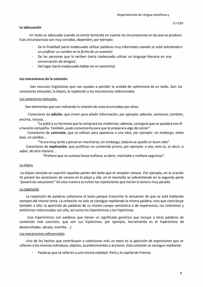 Cuadernillo de repaso y refuerzo
tomo
1
tomo
Departamento de Lengua castellana y
Lengua castellana y Literatura
3.° ESO
Cavantes
Miquel de
C