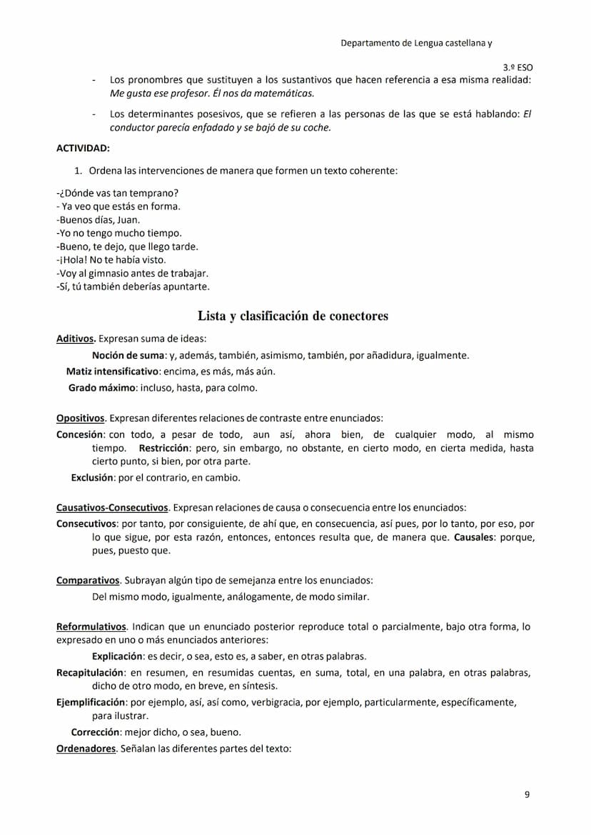 Cuadernillo de repaso y refuerzo
tomo
1
tomo
Departamento de Lengua castellana y
Lengua castellana y Literatura
3.° ESO
Cavantes
Miquel de
C