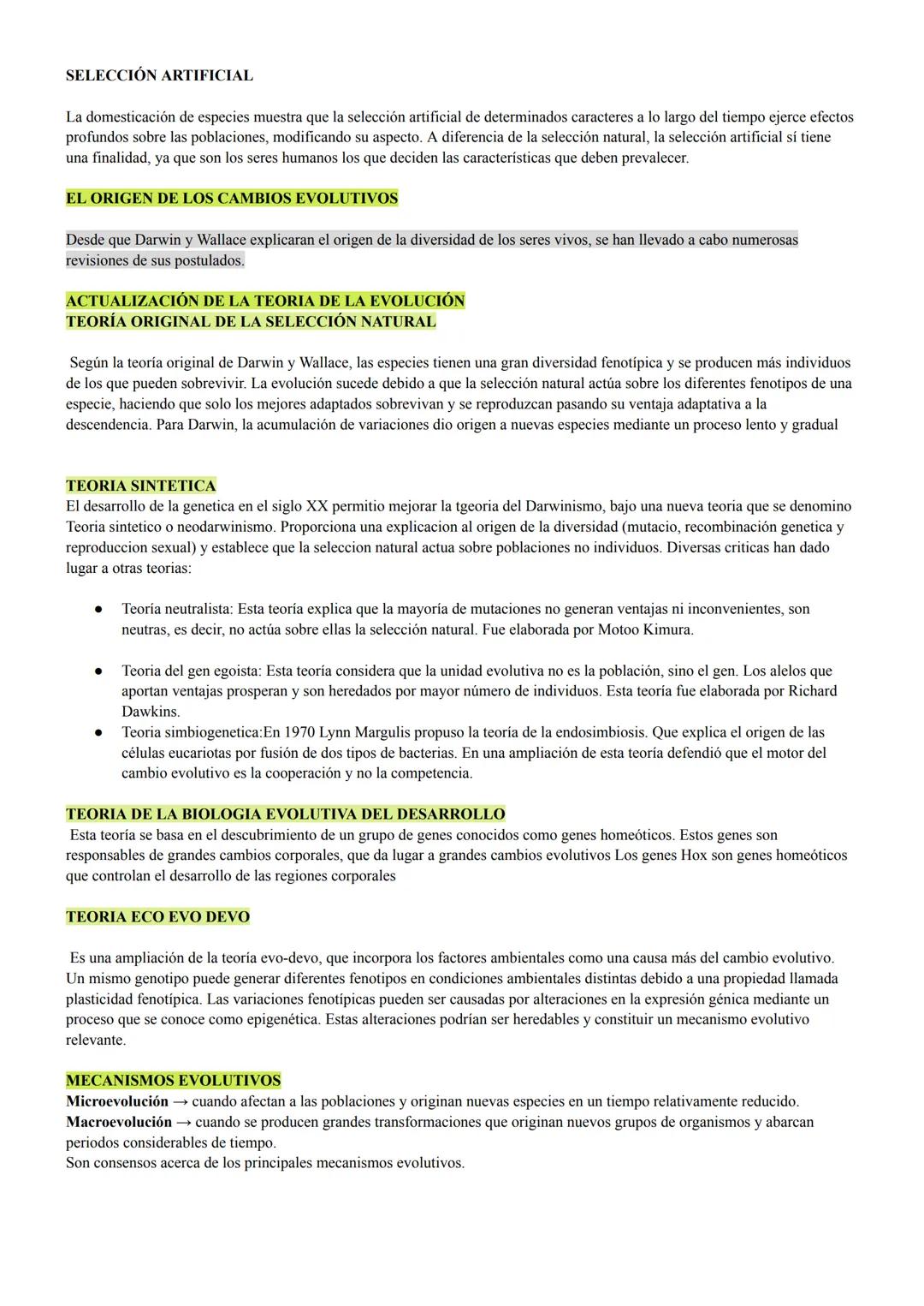 # TEMA 1: EVOLUCIÓN Y CLASIFICACIÓN DE LOS SERES VIVOS

LOS GRANDES CAMBIOS EN LOS SERES VIVOS

La vida surgió en la Tierra hace 3700Ma, con