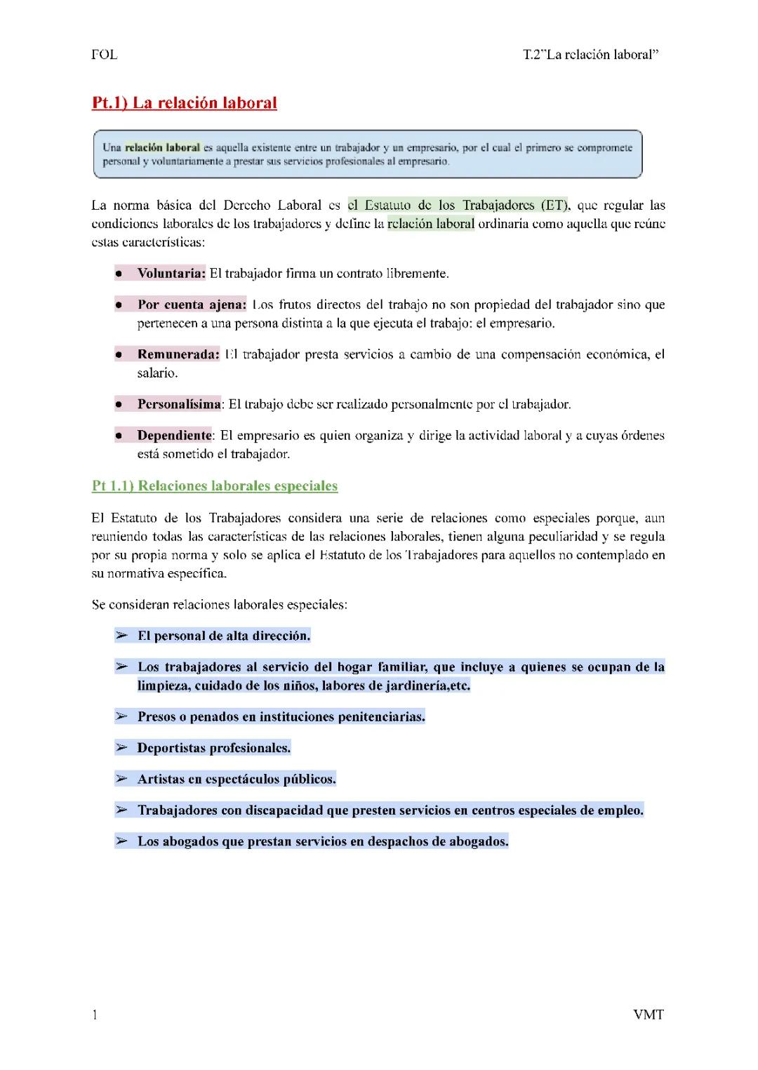 La Relación Laboral Explicada Sencillamente - Formación y Orientación Laboral
