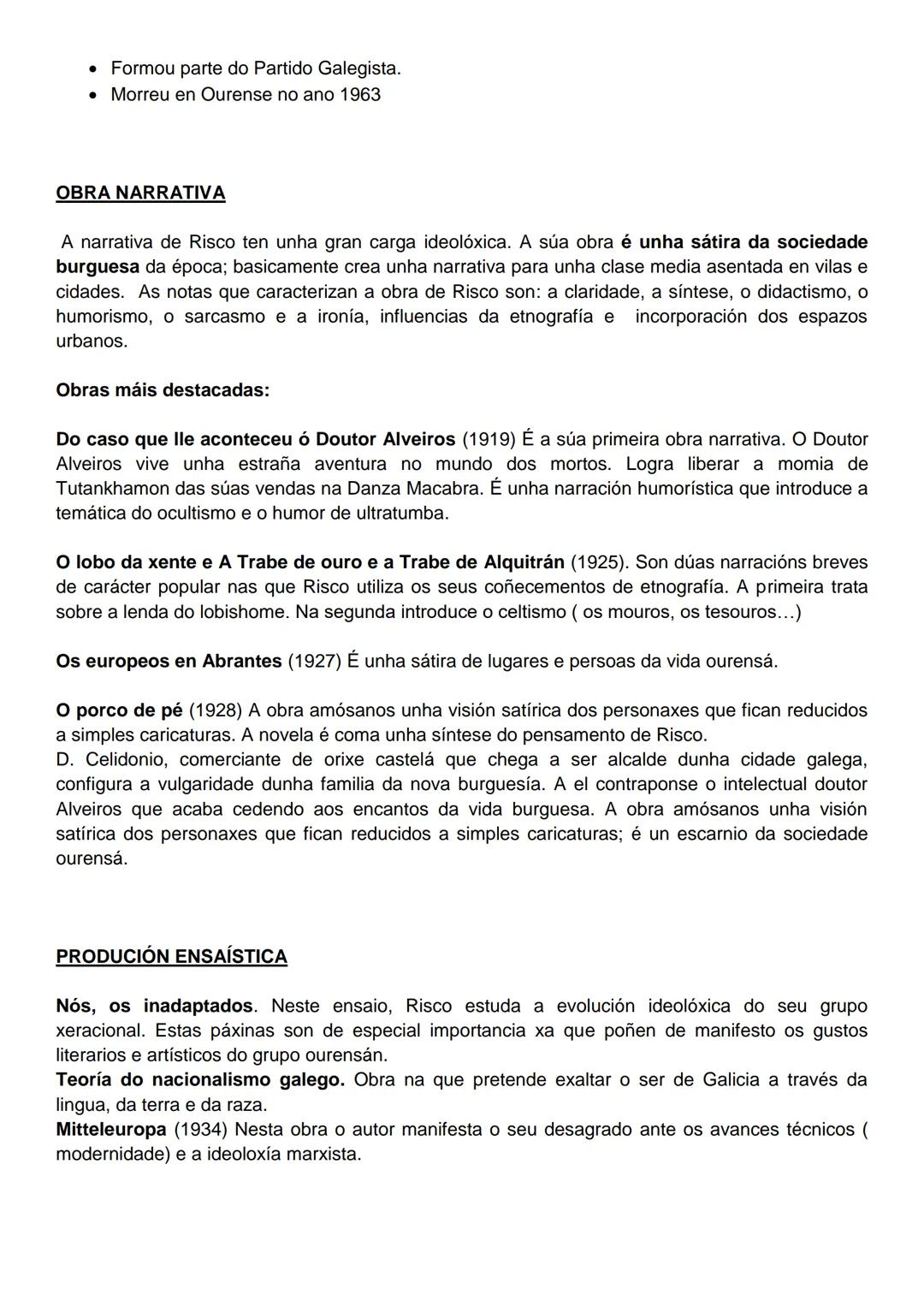 O GRUPO NÓS/ A XERACIÓN NÓS
Coñécese co nome de Grupo/Xeración Nós ao grupo de escritores que en 1920 fundaron a
revista do mesmo nome. Este