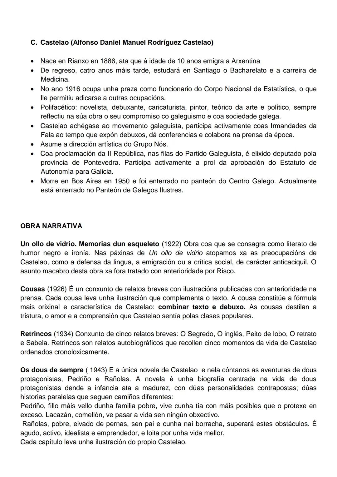 O GRUPO NÓS/ A XERACIÓN NÓS
Coñécese co nome de Grupo/Xeración Nós ao grupo de escritores que en 1920 fundaron a
revista do mesmo nome. Este