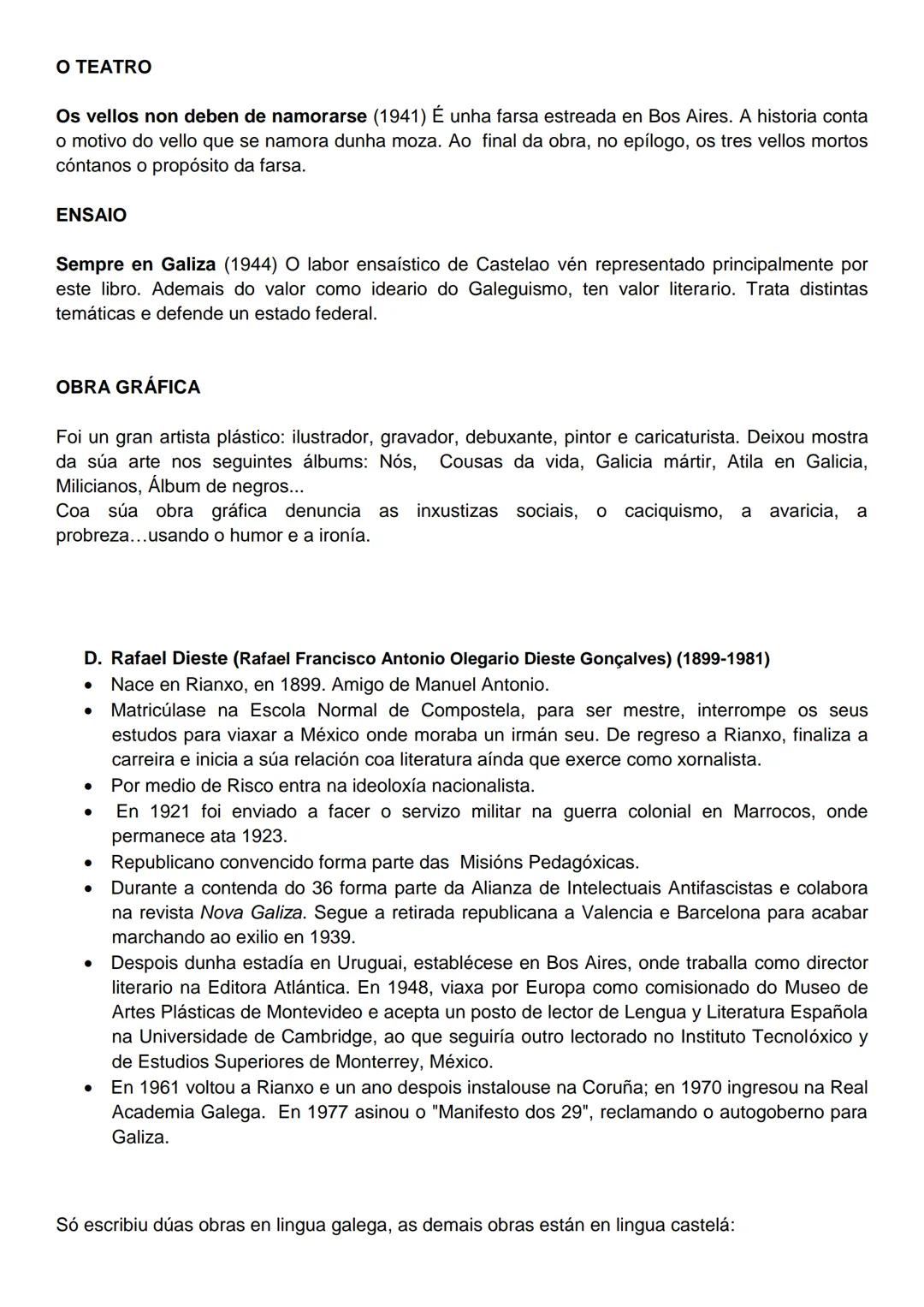 O GRUPO NÓS/ A XERACIÓN NÓS
Coñécese co nome de Grupo/Xeración Nós ao grupo de escritores que en 1920 fundaron a
revista do mesmo nome. Este