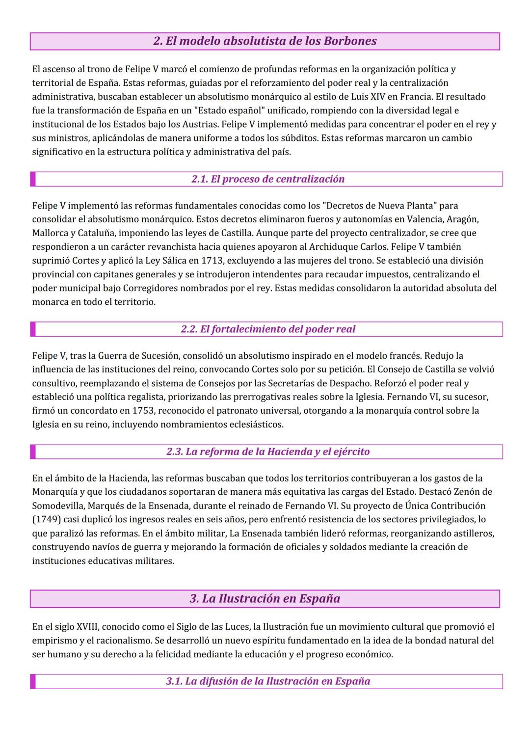 Tema 4. El reformismo borbónico. La España
del siglo XVIII
1. La llegada de una nueva dinastía: los Borbones
1.1. La cuestión sucesoria. Los