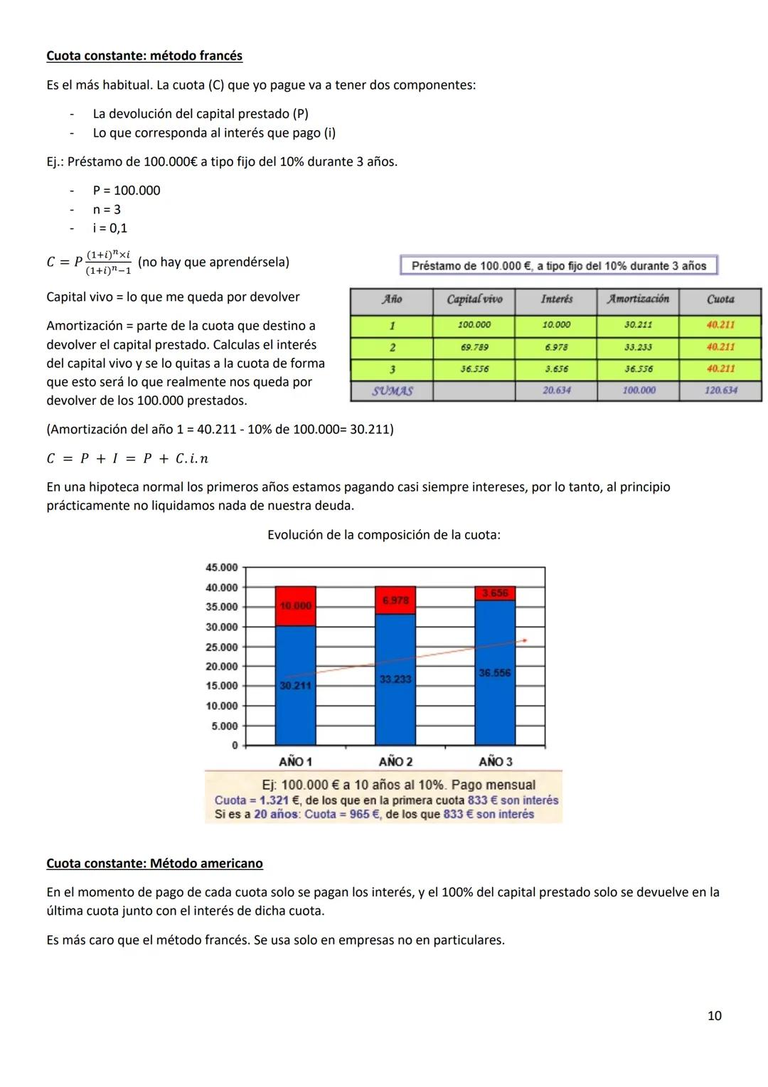 Tema 17 y 18: La función financiera de la empresa y la inversión
El interés es la remuneración del factor de producción "capital", es el pre