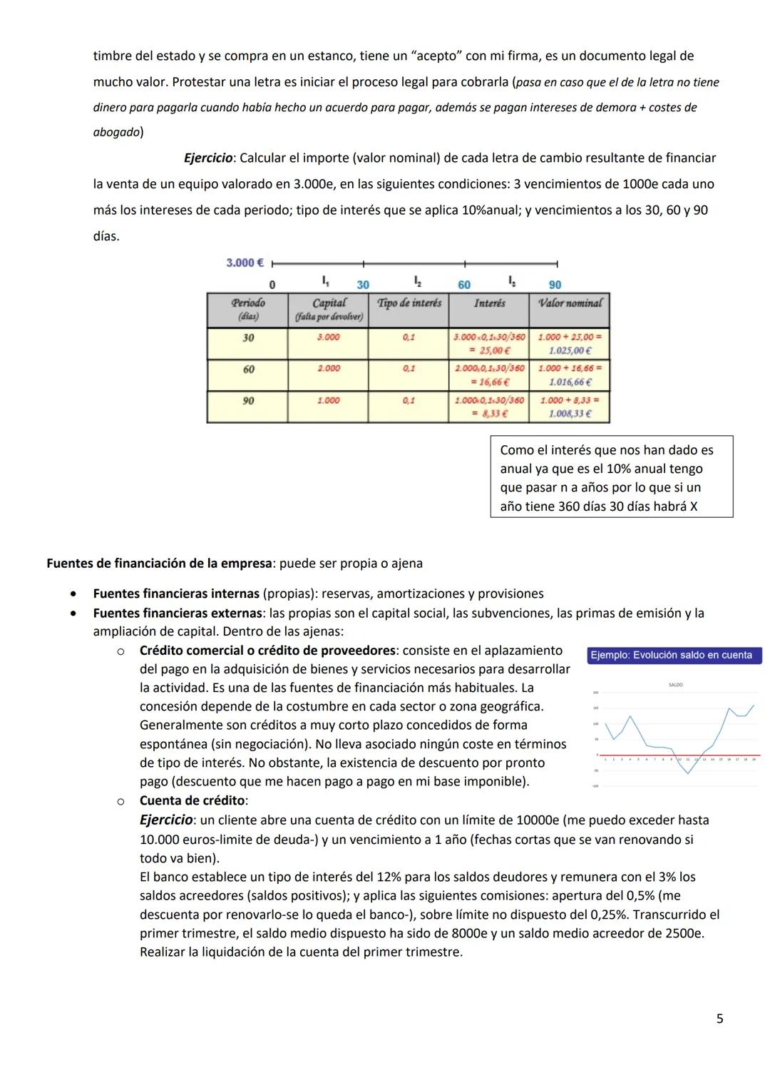 Tema 17 y 18: La función financiera de la empresa y la inversión
El interés es la remuneración del factor de producción "capital", es el pre