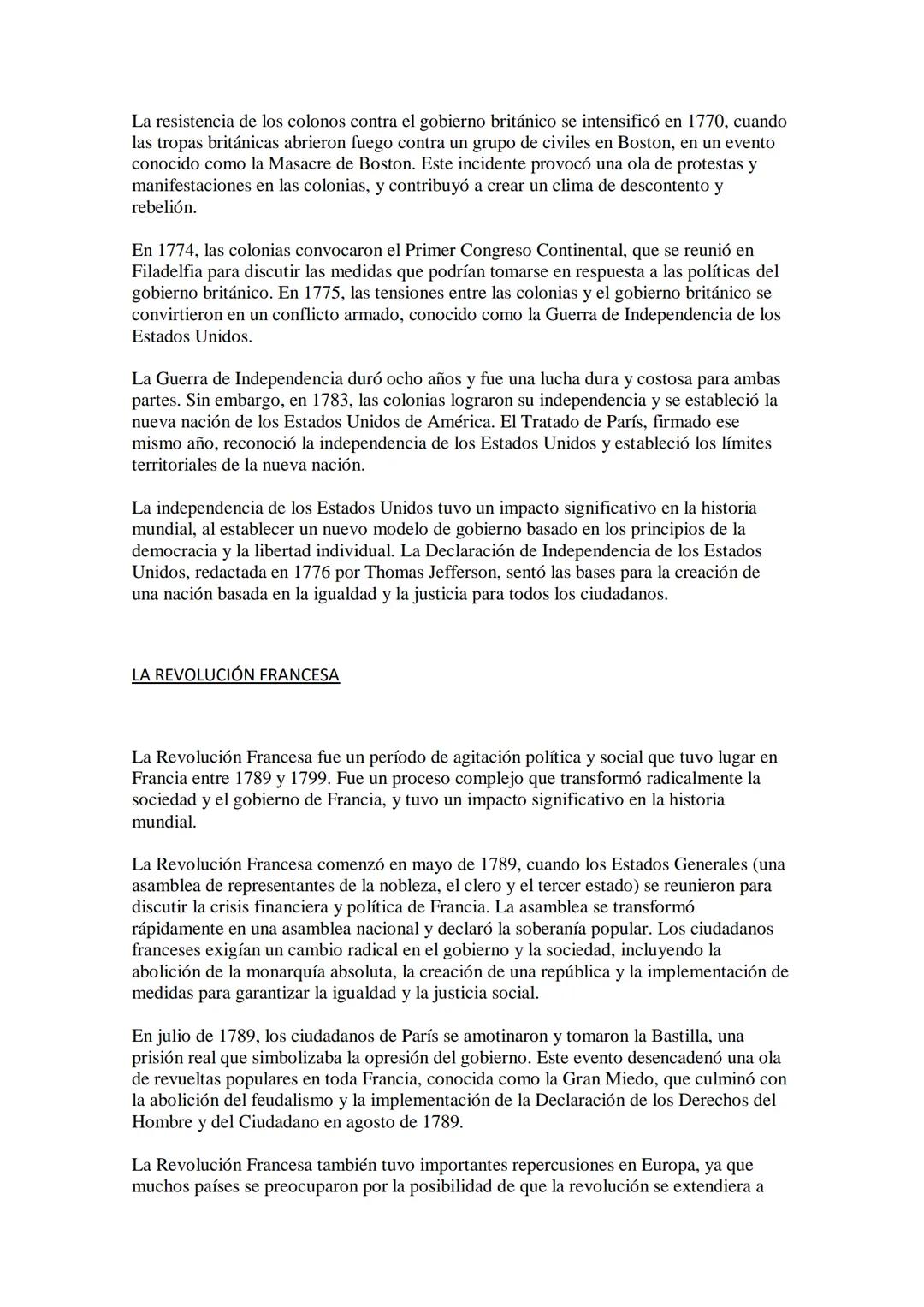 # LA ERA DE LAS REVOLUCIONES LIBERALES

La era de las revoluciones liberales es un periodo histórico que abarcó
aproximadamente desde finale