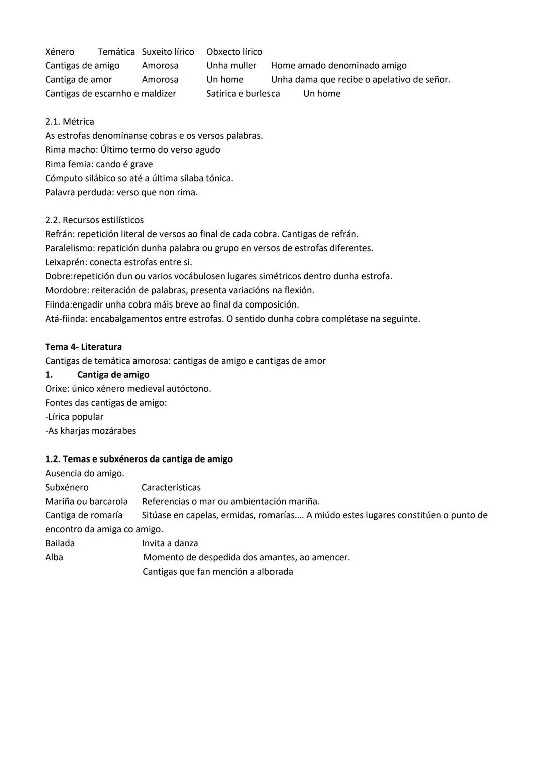 # Unidade 2: Lingua e sociedade

Historia da lingua (II): a lingua galega na idade Media

1. Galego-portugués ou galego antigo

- Abrangue d