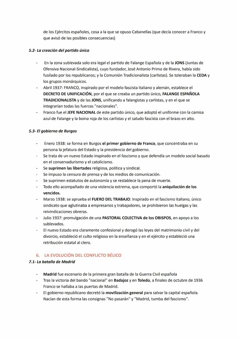 LA GUERRA CIVIL (1936-1939)
1. DEL GOLPE DE ESTADO A LA GUERRA CIVIL
1.1- El levantamiento militar
Grupos de militares planean desde inicios