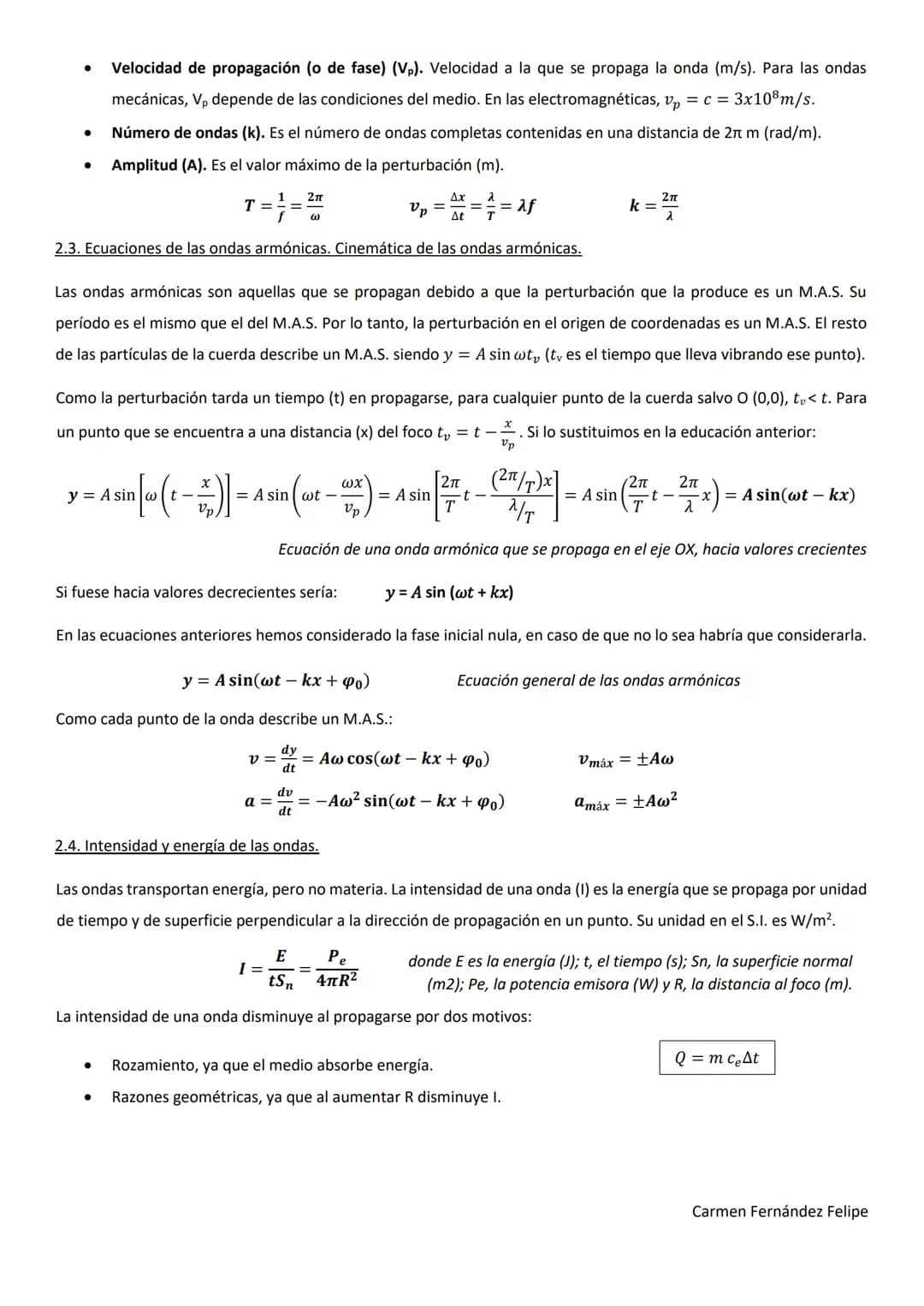 
<p>El movimiento ondulatorio es la propagación de una perturbación sin transporte de materia, pero con transporte de energía. En realidad, 