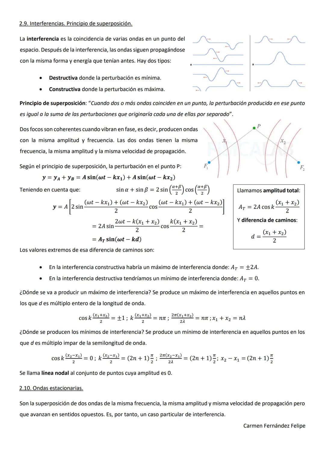 
<p>El movimiento ondulatorio es la propagación de una perturbación sin transporte de materia, pero con transporte de energía. En realidad, 