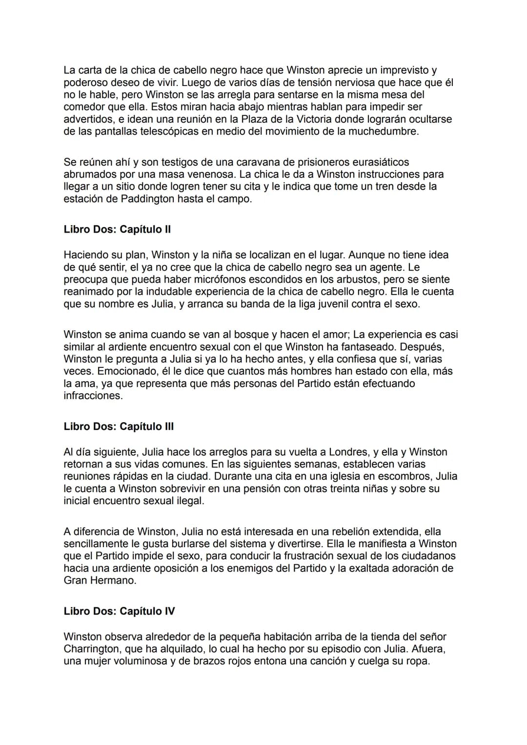 COSES CLAU DE 1984
Context històric: La història se situa en un futur imaginari en el qual un estat
totalitari, conegut com a "El Partit", e
