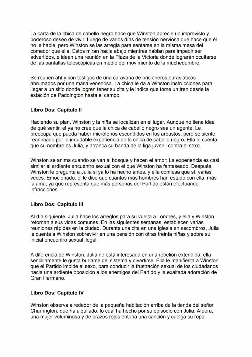 COSES CLAU DE 1984
Context històric: La història se situa en un futur imaginari en el qual un estat
totalitari, conegut com a "El Partit", e