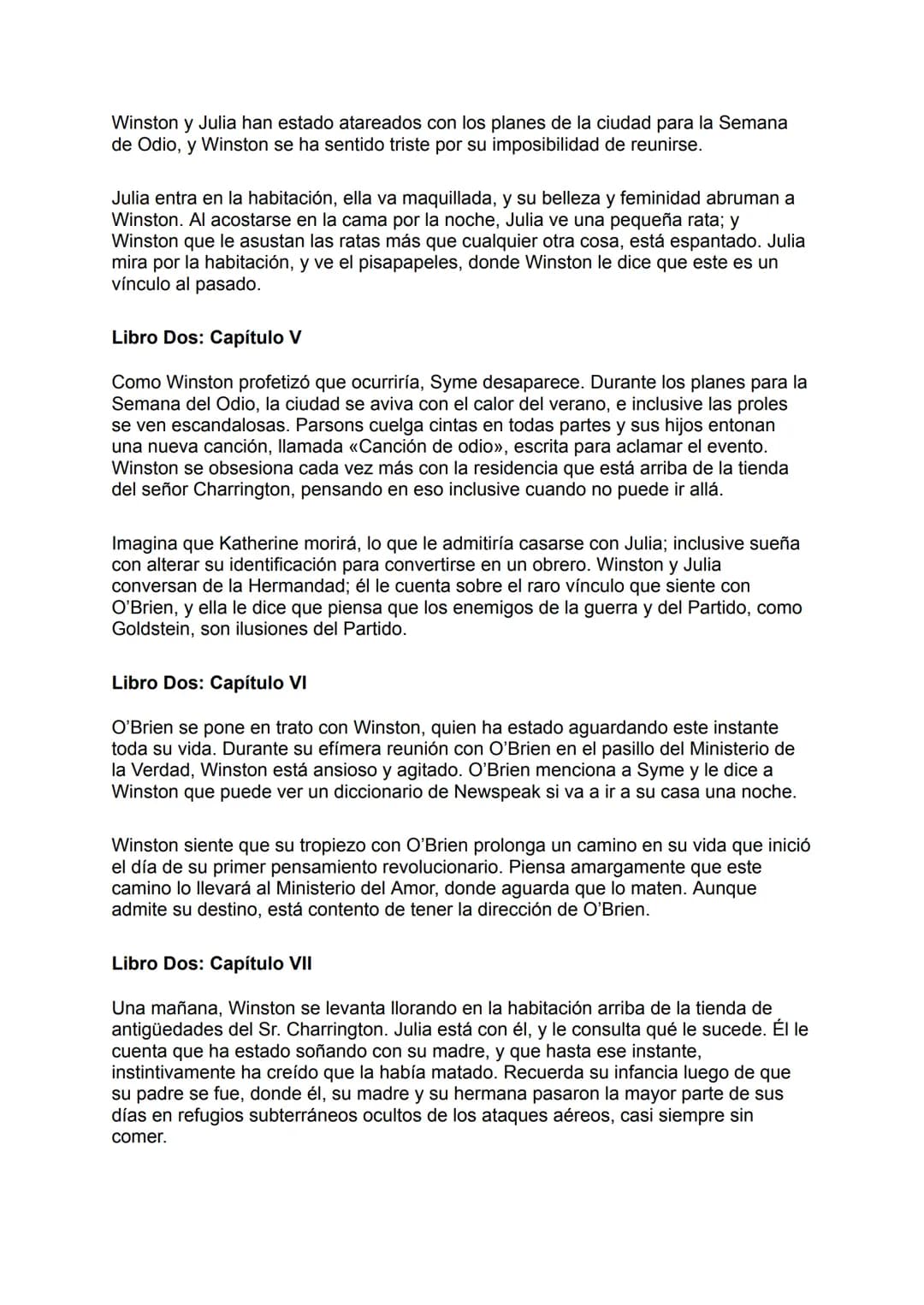 COSES CLAU DE 1984
Context històric: La història se situa en un futur imaginari en el qual un estat
totalitari, conegut com a "El Partit", e